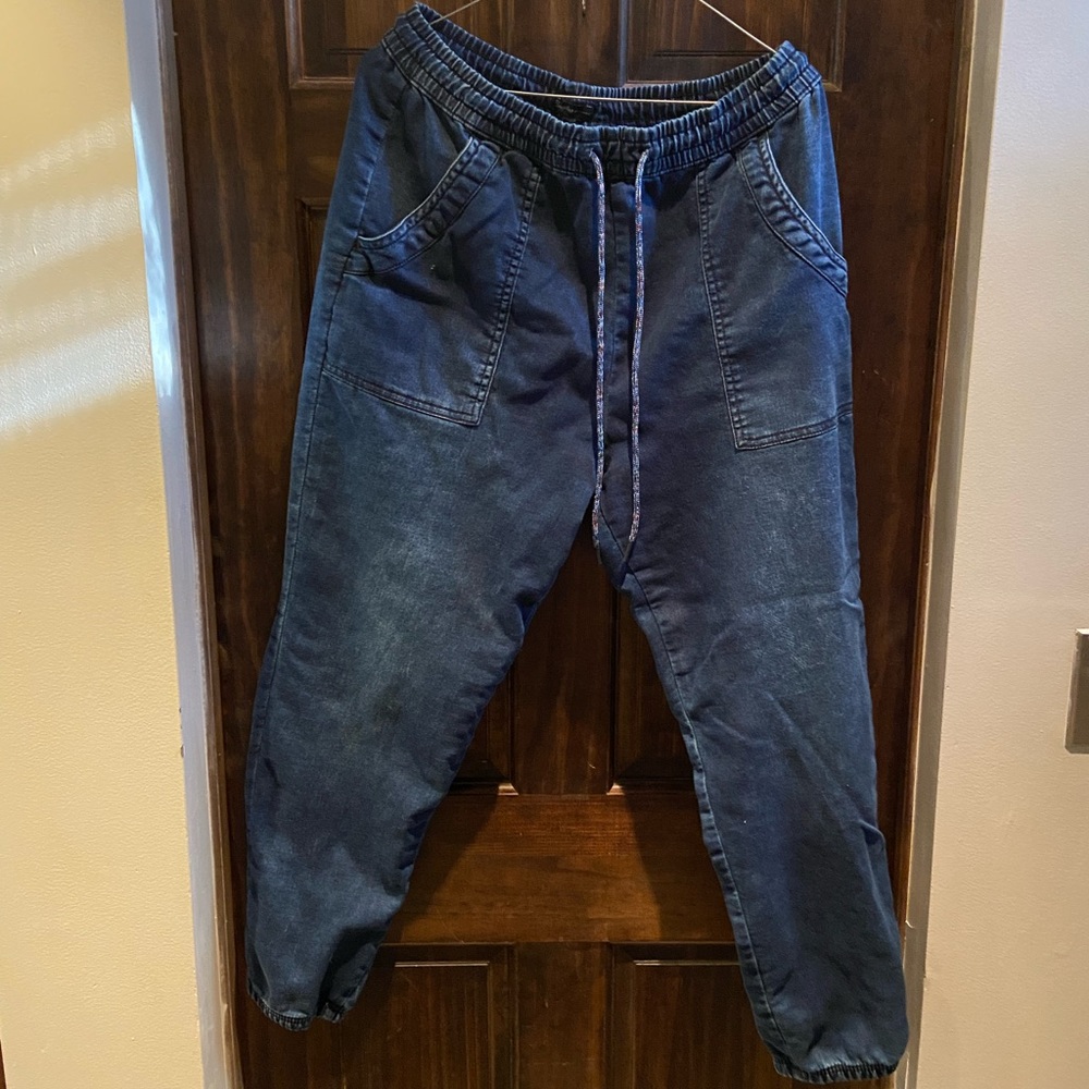 Denim Joggers, XL